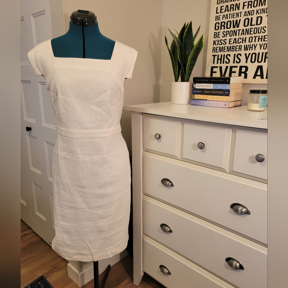 Ann Taylor White Dress